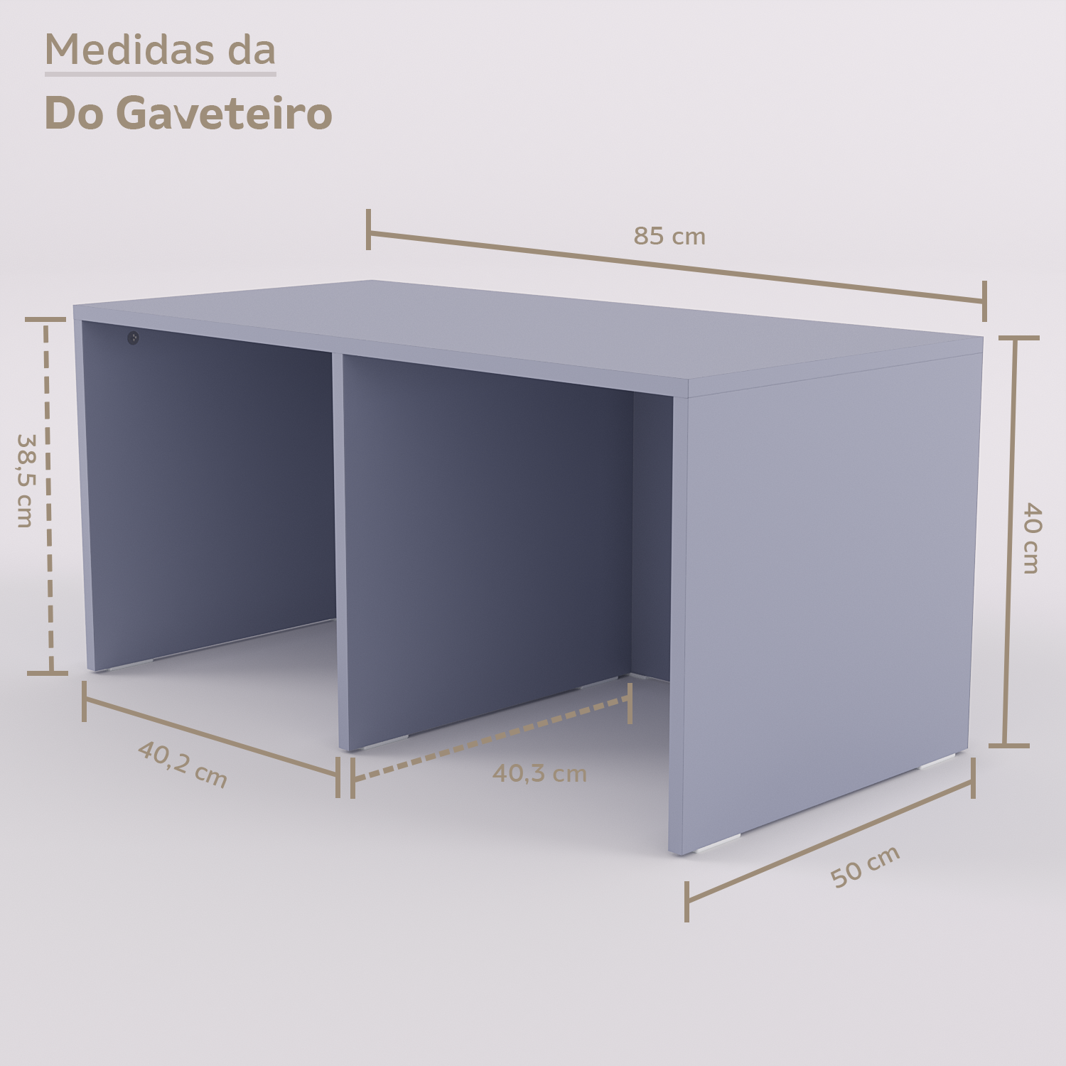 Cama com 2 gavetas, escrivaninha fixa, banco U com caixotes e gaveteiro
