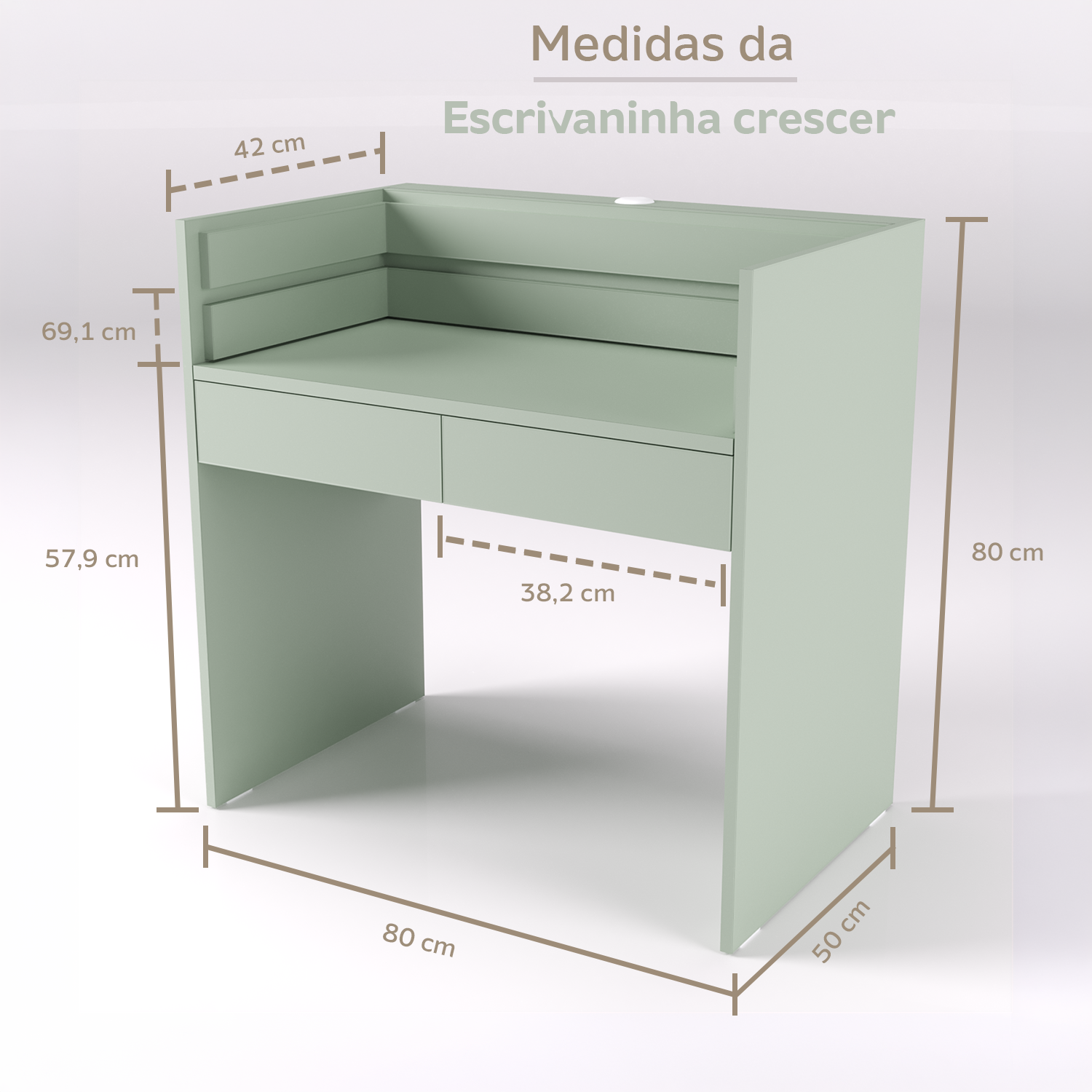 X Mezanino com escada marinheiro, bicama e escrivaninha crescer
