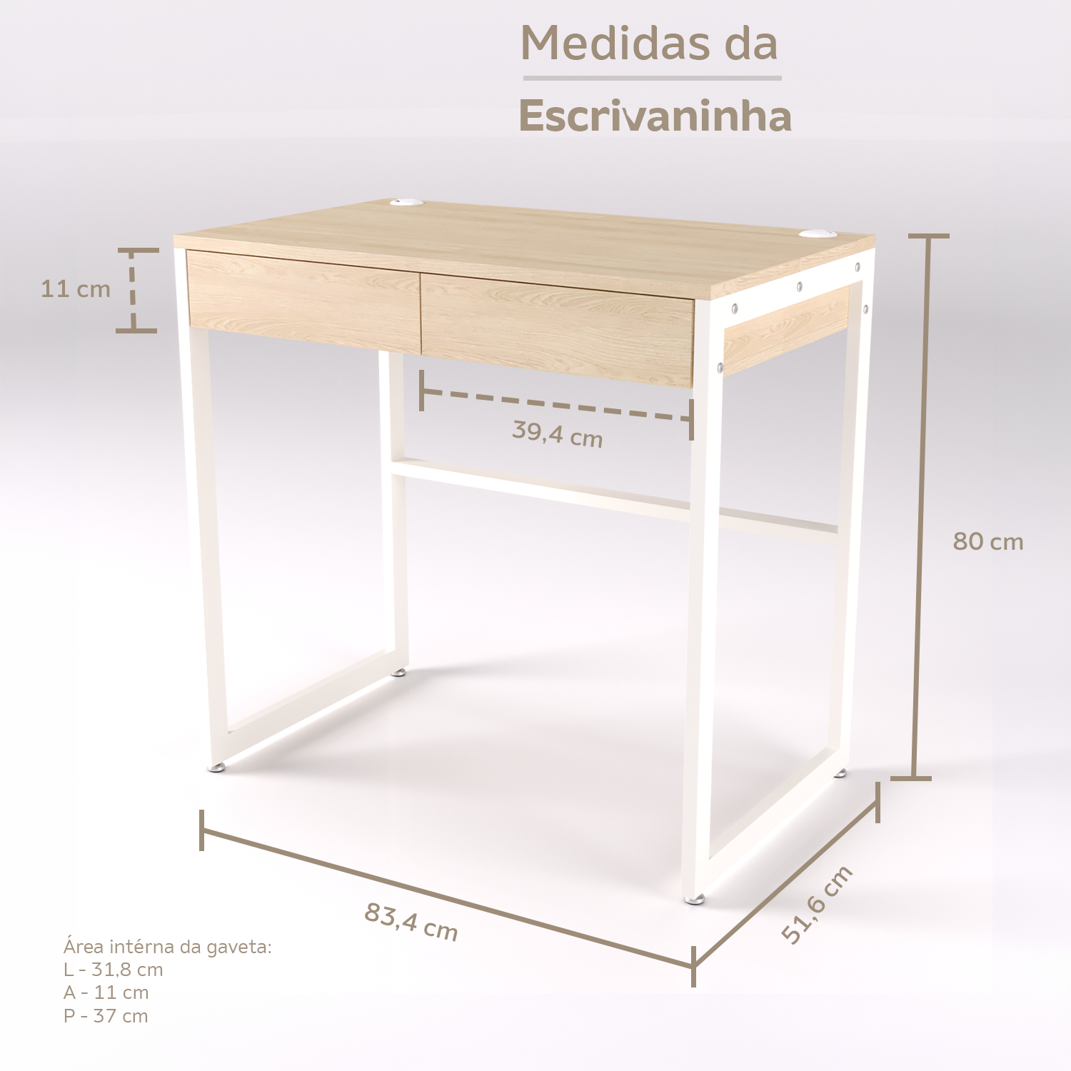 Escrivaninha Fixa