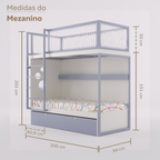 Mezanino com Bicama