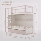Mezanino com Bicama
