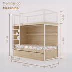 Mezanino com Bicama