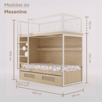 Mezanino com Bicama