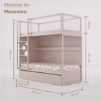 Mezanino com Bicama