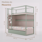 Mezanino com Bicama