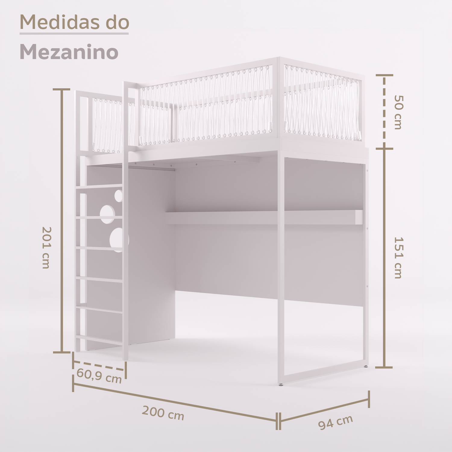 Mezanino com Escada Marinheiro