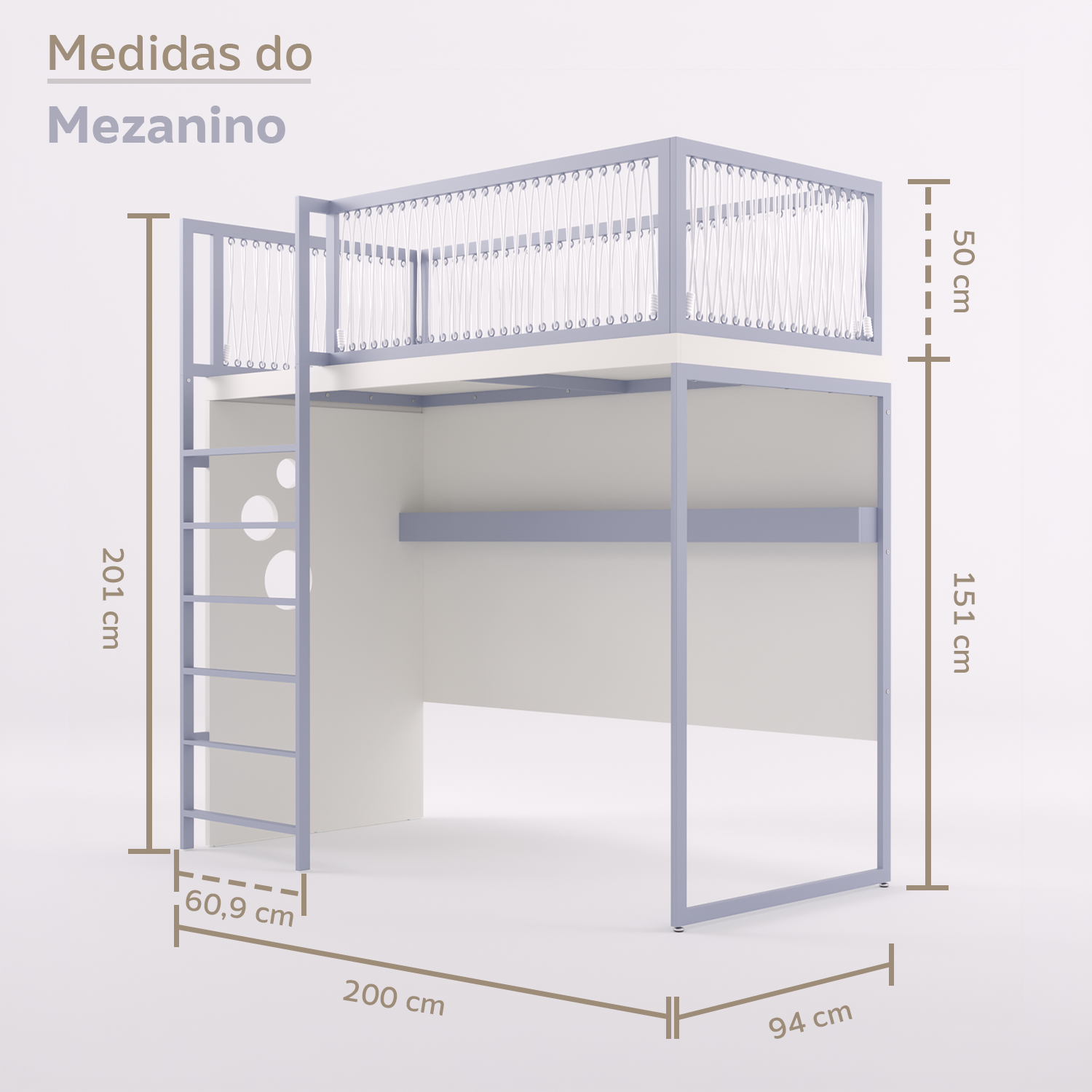 Mezanino com Escada Marinheiro