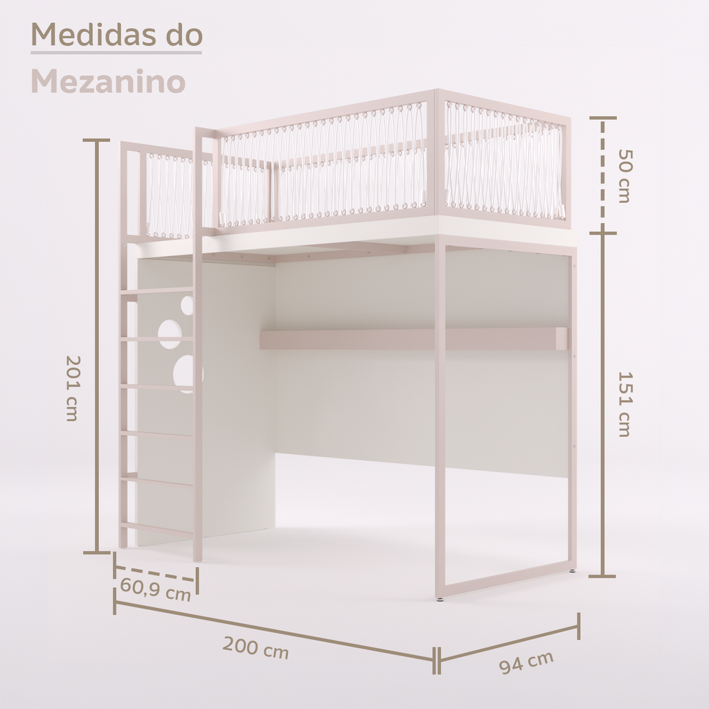 Mezanino com Escada Marinheiro