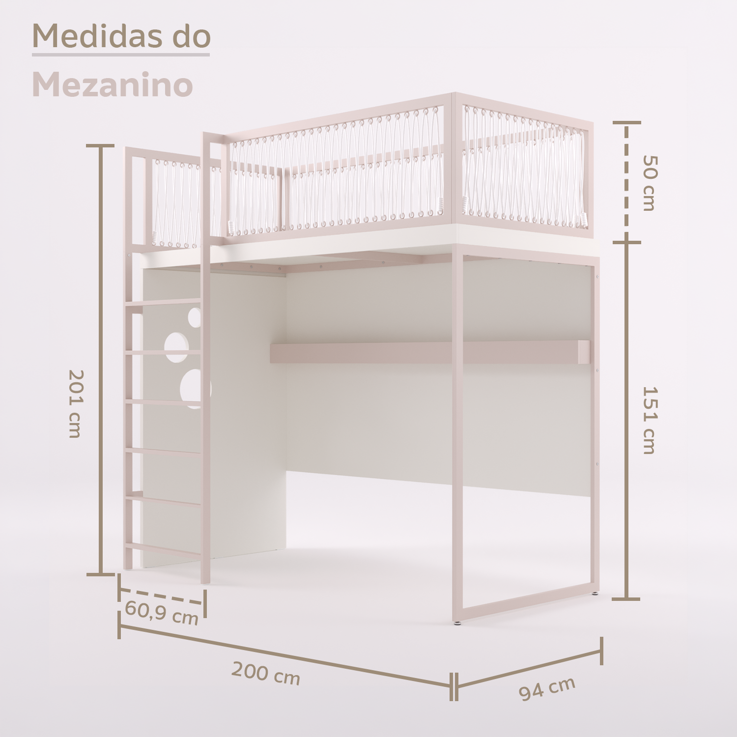 Mezanino com Escada Marinheiro