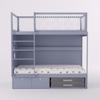 Mezanino com Cama 2 Gavetas e Nicho para Colchonete