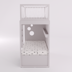 Mezanino com Cama 2 Gavetas e Nicho para Colchonete