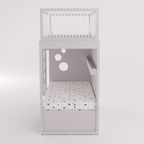 Mezanino com Cama 2 Gavetas e Nicho para Colchonete