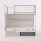 Mezanino com Cama 2 Gavetas e Nicho para Colchonete