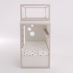 Mezanino com Cama 2 Gavetas e Nicho para Colchonete