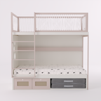 Mezanino com Cama 2 Gavetas e Nicho para Colchonete