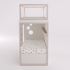 Mezanino com Cama 2 Gavetas e Nicho para Colchonete