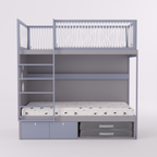 Mezanino com Cama 2 Gavetas e Nicho para Colchonete