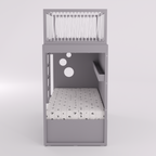 Mezanino com Cama 2 Gavetas e Nicho para Colchonete