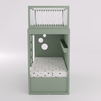 Mezanino com Cama 2 Gavetas e Nicho para Colchonete