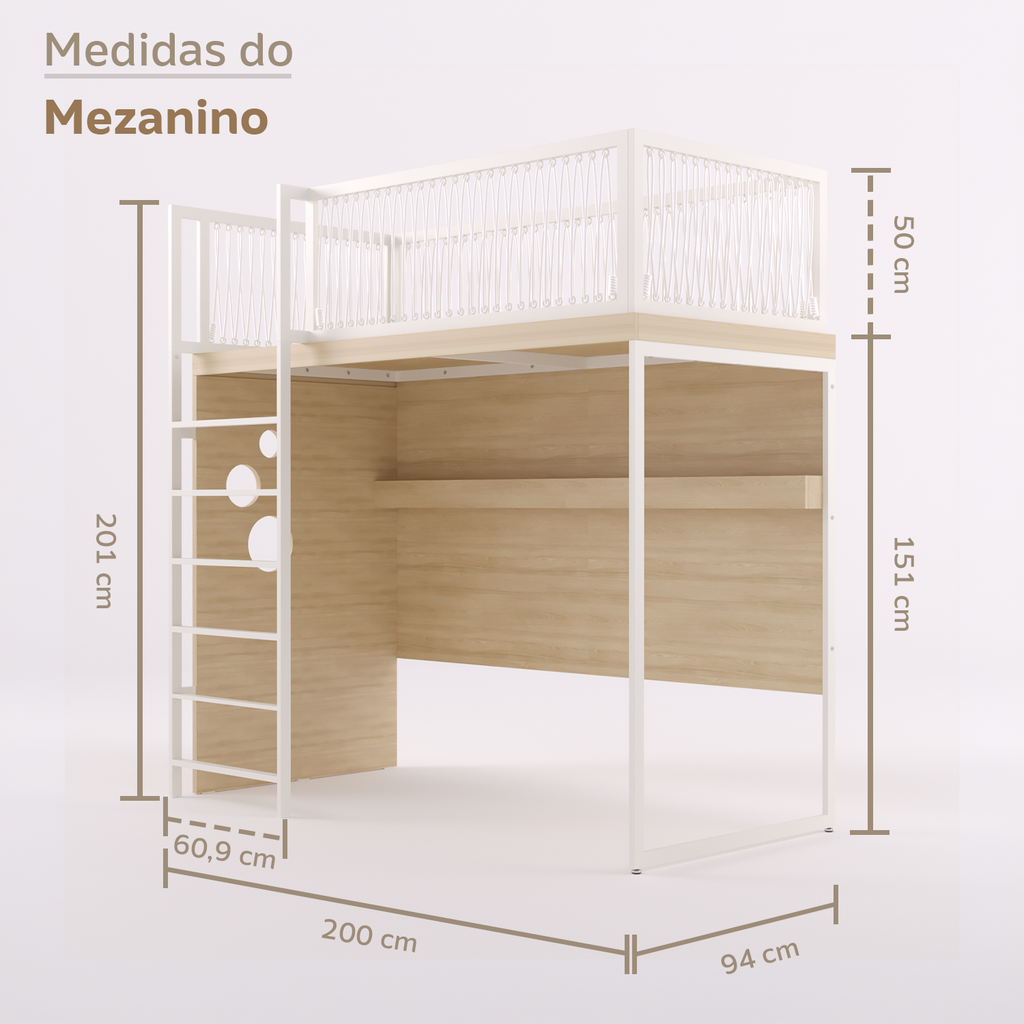 Mezanino com Escada Marinheiro