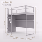 Mezanino com Escada Marinheiro