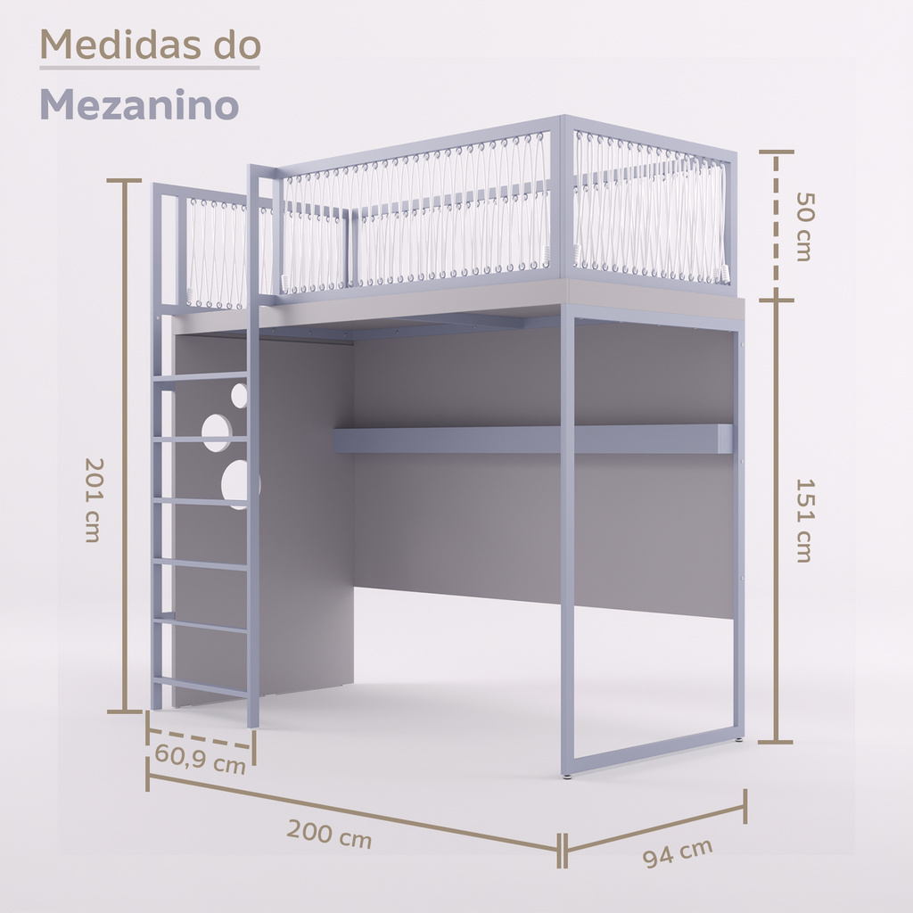 Mezanino com Escada Marinheiro