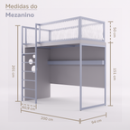 Mezanino com Escada Marinheiro