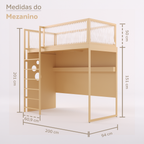 Mezanino com Escada Marinheiro