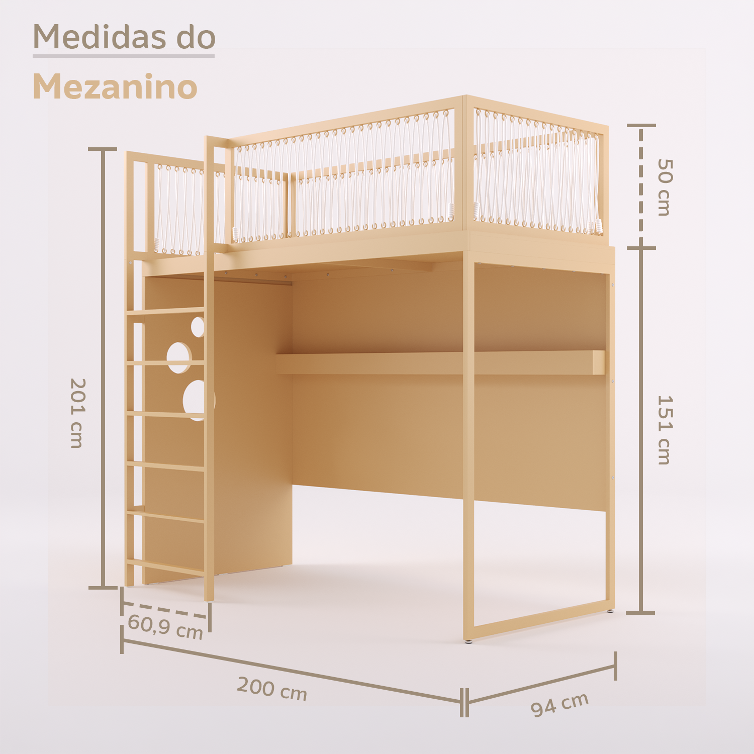 Mezanino com Escada Marinheiro