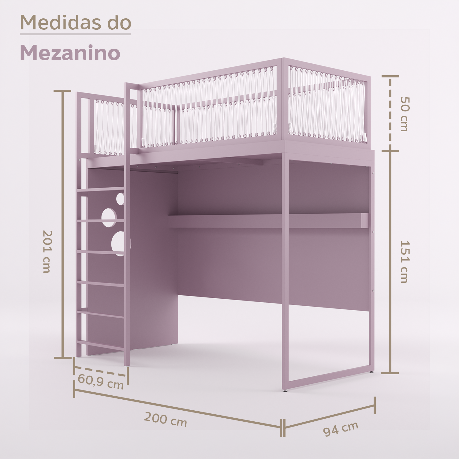 Mezanino com Escada Marinheiro