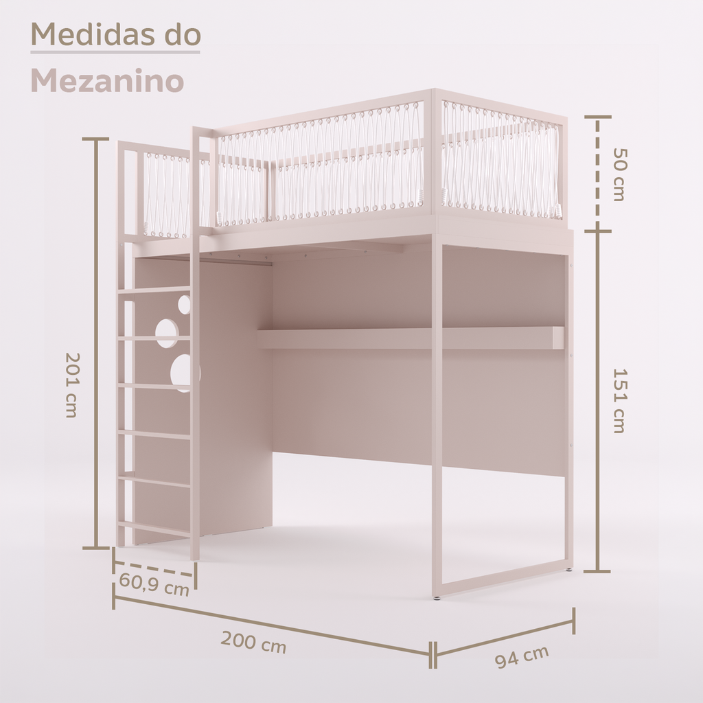 Mezanino com Escada Marinheiro