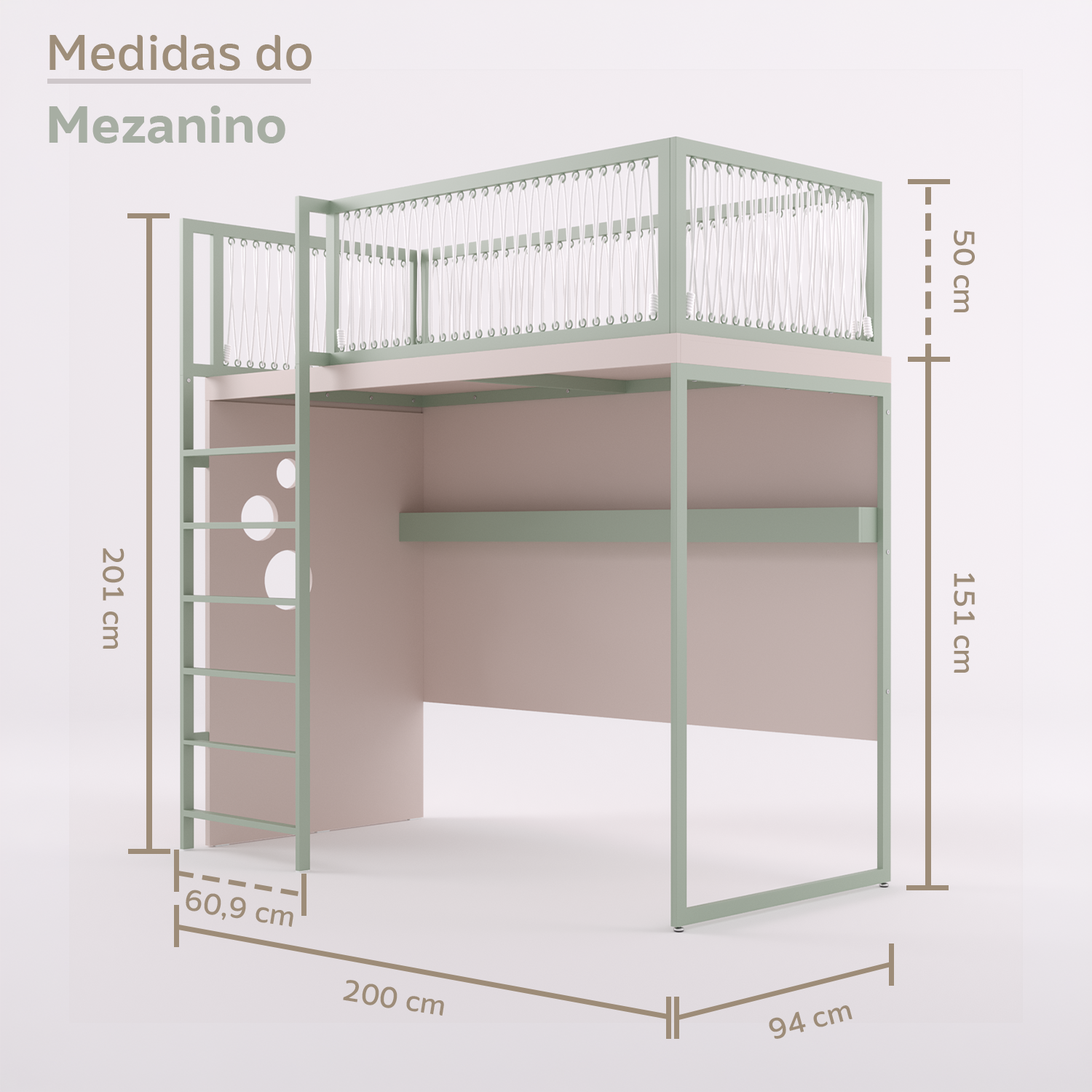 Mezanino com Escada Marinheiro