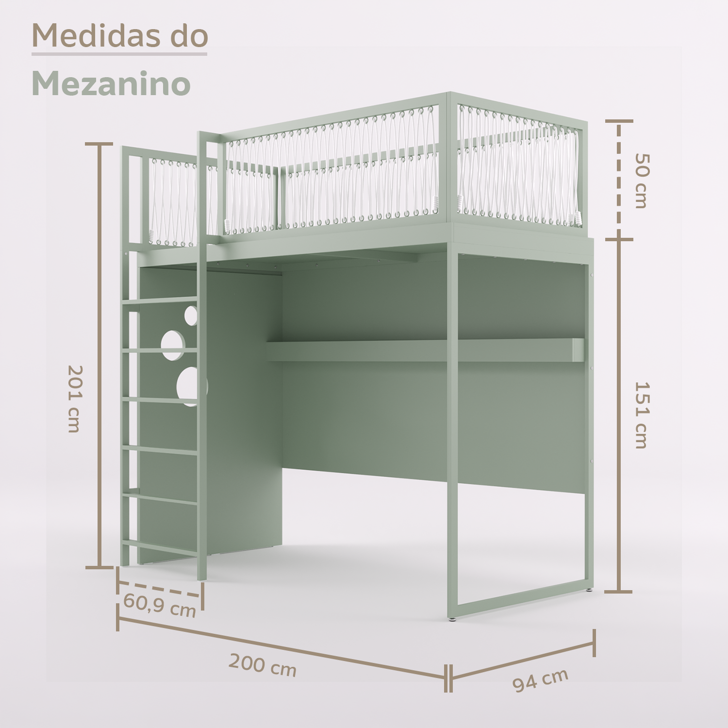 Mezanino com Escada Marinheiro