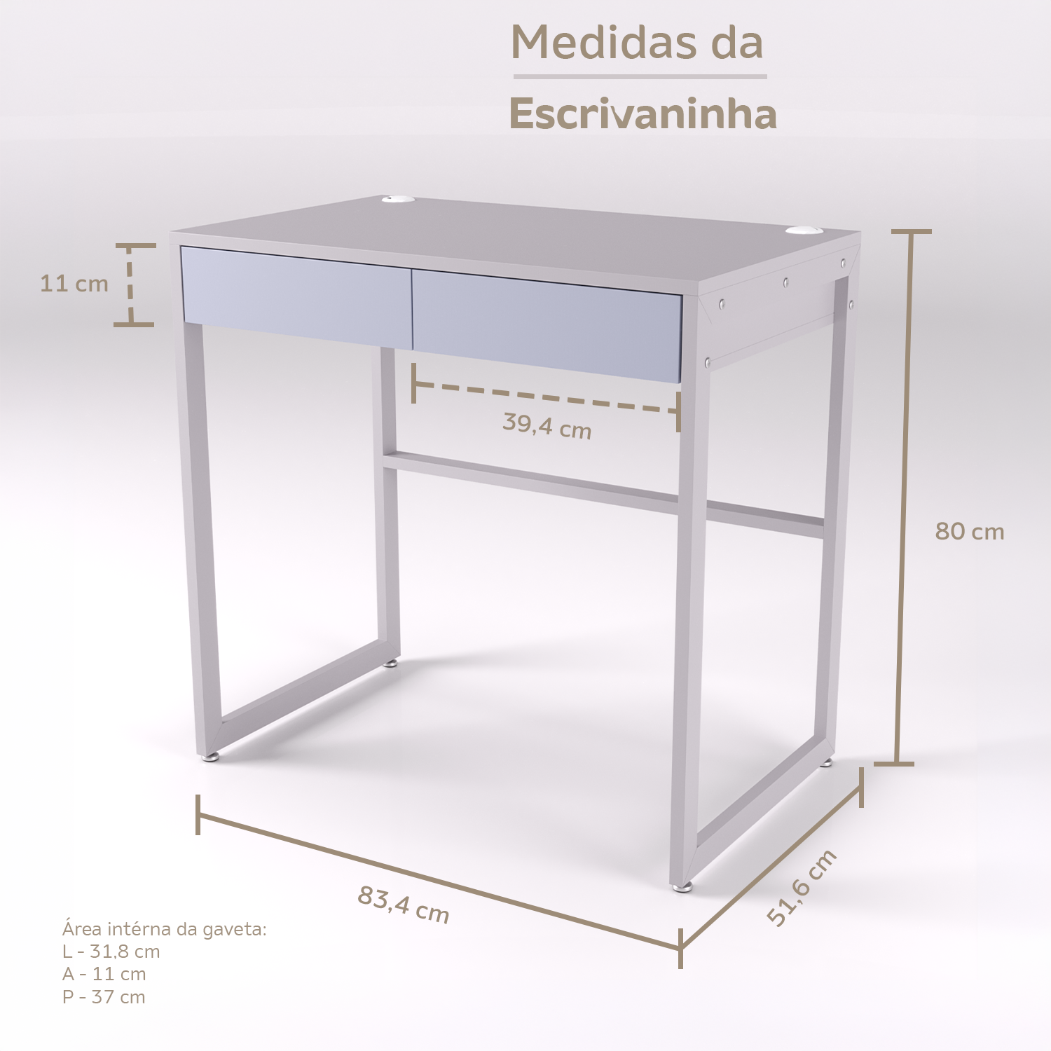 Escrivaninha Fixa