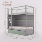 Mezanino com Bicama