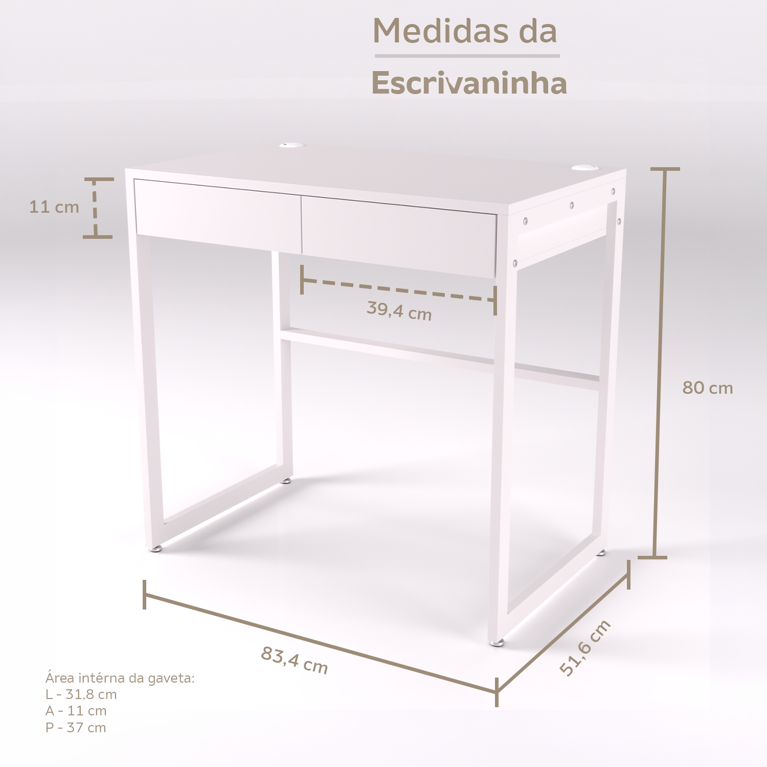 Escrivaninha Fixa