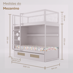 Mezanino com Bicama