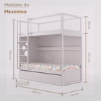 Mezanino com Bicama